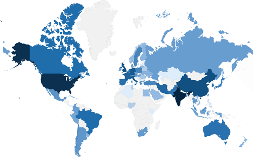 world map